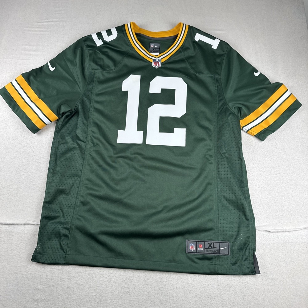 Aaron Rodgers Green Bay Packers Nike NFL Jersey XL football Tailgate Athletic